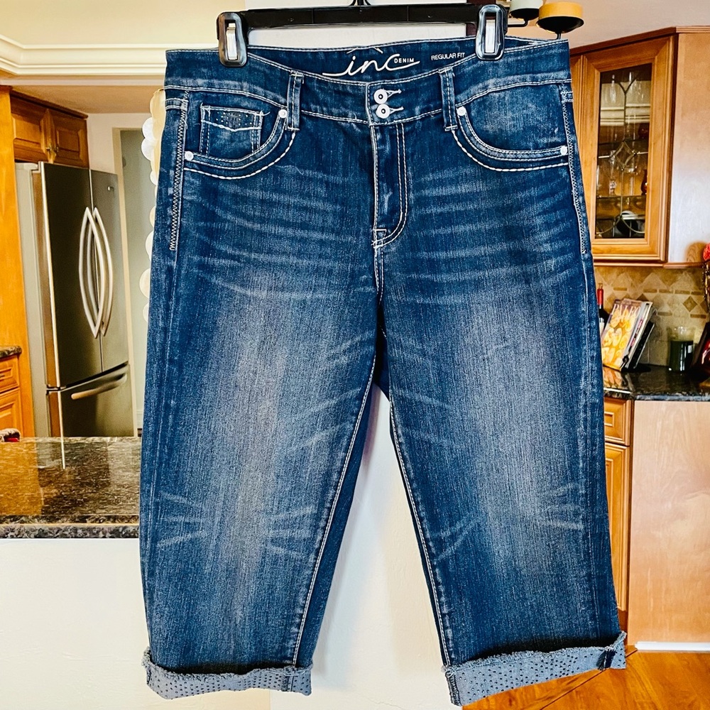 Inc Denim Cropped Jeans.  Size 12.  Excellent condition.
